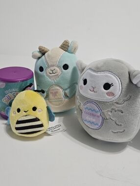 Miniature Squishmallows Olana, Domingo and a Factory Sealed Mystery Squishmallow